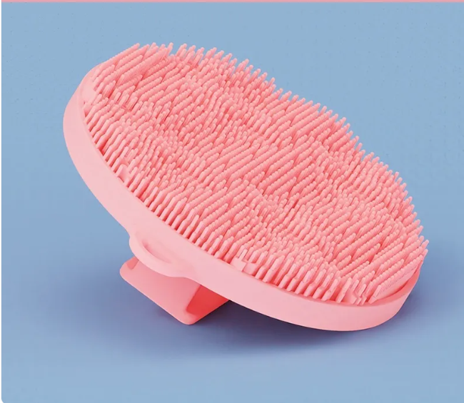 Cepillo de Baño Exfoliante y Masajeador de Cuerpo de Silicona
