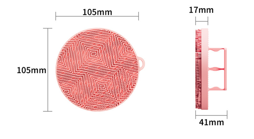 Cepillo de Baño Exfoliante y Masajeador de Cuerpo de Silicona