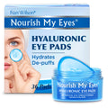 Fran Wilson Nourish My Eyes Pads para los Ojos - Alivian Ojos Cansados, Reducen la Hinchazón y las Ojeras, Hidratan la Piel Alrededor de los Ojos - 36 Unidades - Refrescantes e Instantáneamente Refrescantes (Hialurónico)
